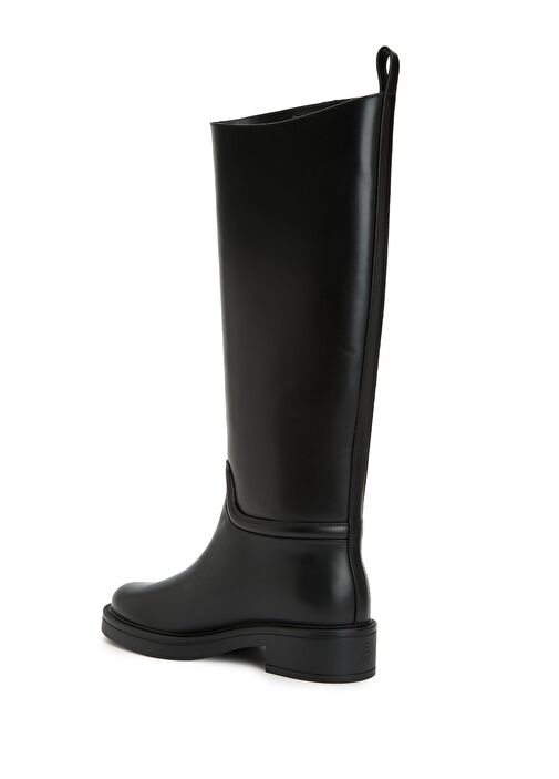 Siyah Kadın Deri Çizme - Görsel 4