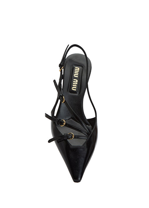 Beymen Reborn Beymen Reborn Siyah Miu Miu Topuklu Ayakkabı Beymen'de! Siyah - 5. görsel