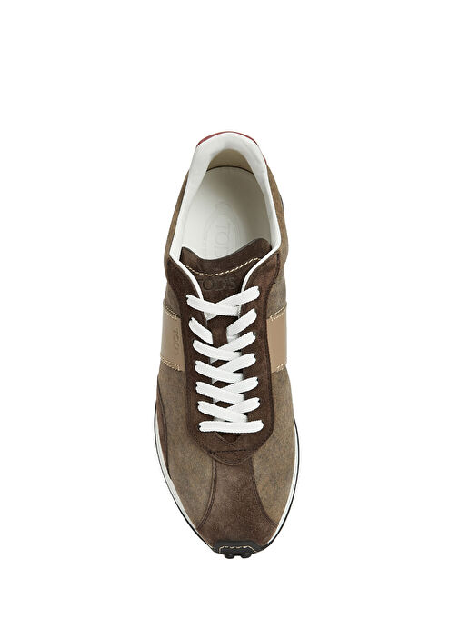 Tod's Kahverengi Tod's Deri Erkek Sneaker