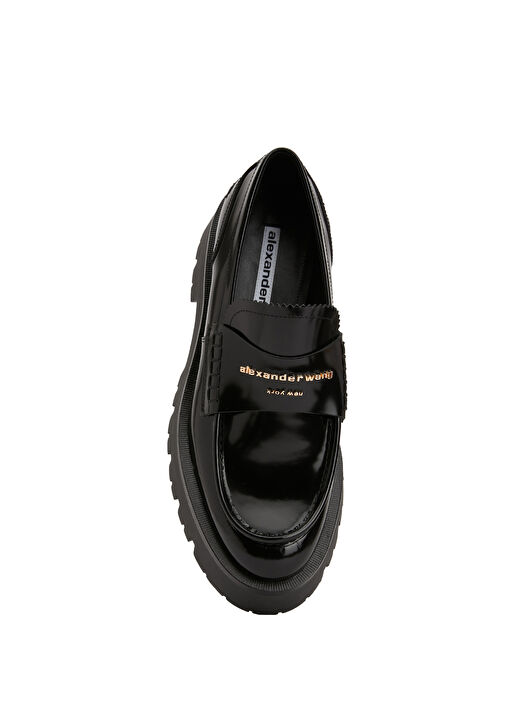 Carter Siyah Kadın Deri Loafer - Görsel 5