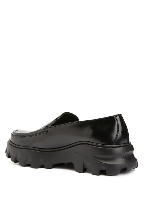 Siyah Erkek Deri Loafer - Görsel 4