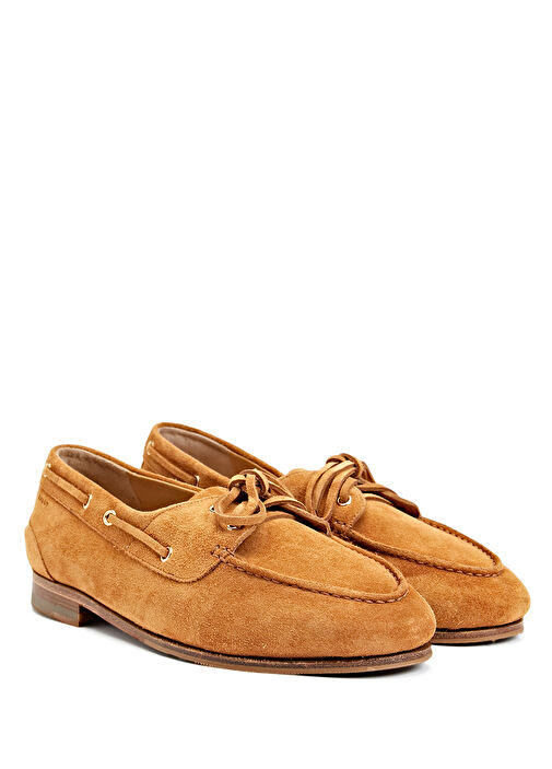 Taba Kadın Deri Loafer - Görsel 3