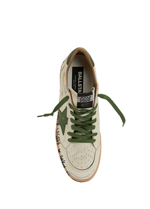 BallStar Beyaz Erkek Deri Sneaker - Görsel 5