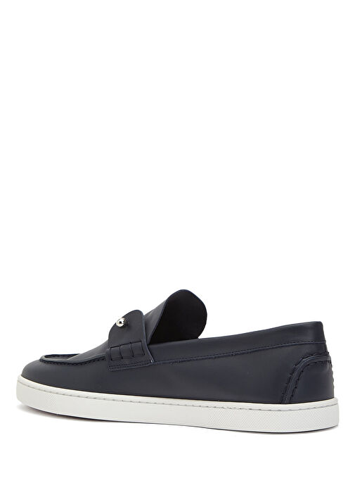 Christian Louboutin Lacivert Christian Louboutin Chambeliboat Erkek Deri Loafer