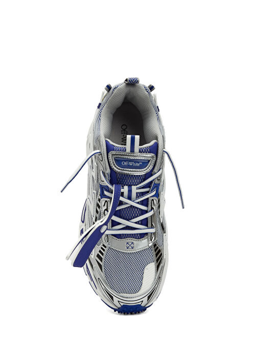 Gri Mavi File Dokulu Erkek Sneaker - Görsel 5