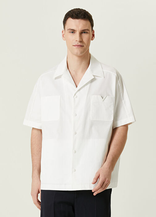 Valentino - White Short Sleeve Shirt