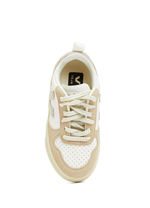 Small V-10 Laces Beyaz Deri Unisex Çocuk Sneaker - Görsel 5