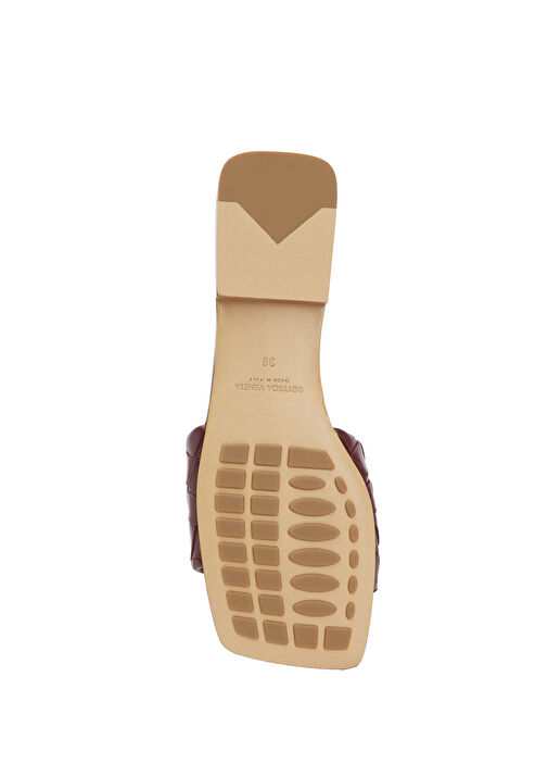 Parco Bordo Kadın Deri Terlik - Görsel 6