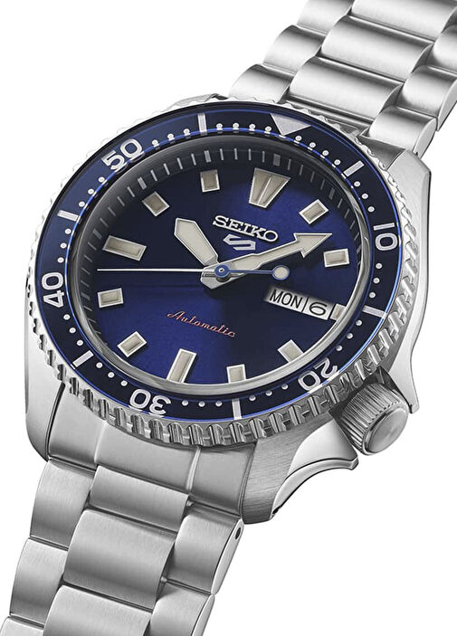 Seiko Metalik Gri Erkek 5 S5-SRPL83K Metalik Gri Çelik Erkek Kol