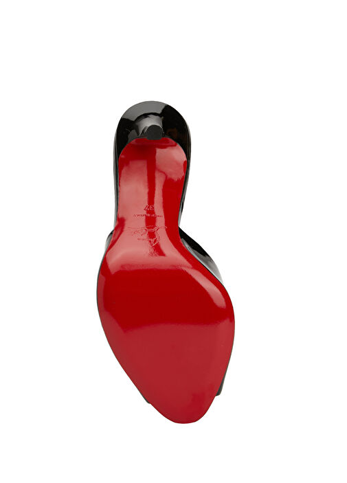 Siyah Kadın Deri Terlik - Görsel 6