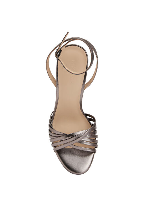 Platin Kadın Sandalet - Görsel 5