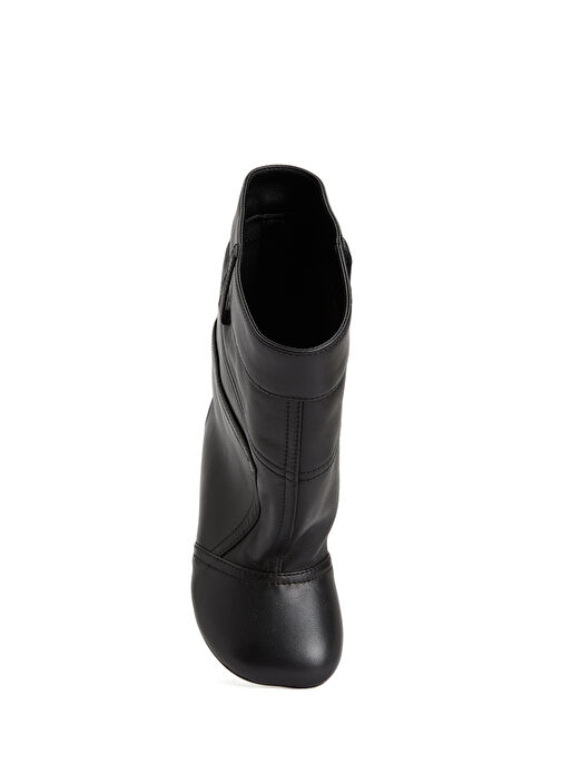 Siyah Kadın Deri Bot - Görsel 5