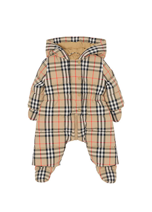 Burberry チェック柄ロンパース 6M BURBERRY（バーバリー） ベビー服 カバーオール ロンパース チェック