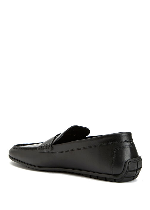 Siyah Erkek Deri Loafer - Görsel 4