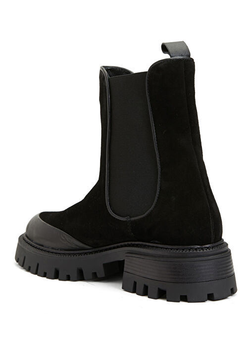Siyah Kadın Deri Bot - Görsel 9