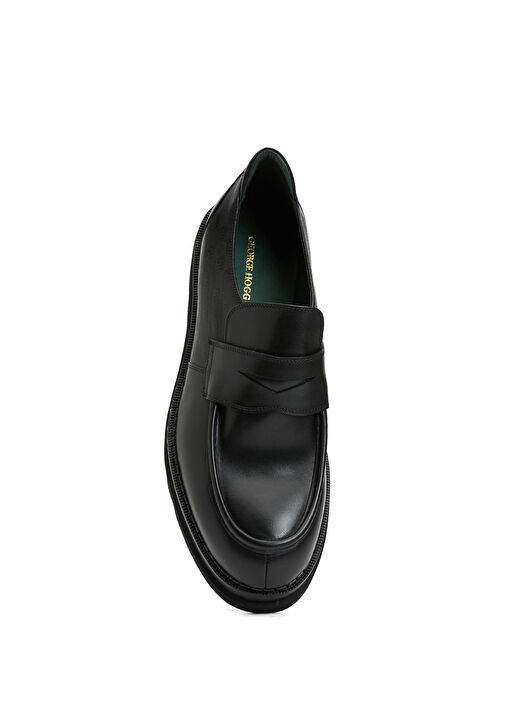 Siyah Erkek Deri Loafer - Görsel 5