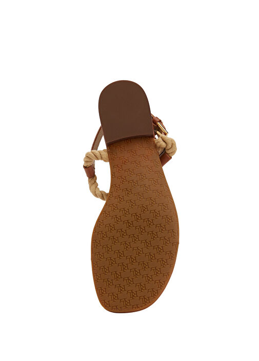 Taba Kadın Deri Sandalet - Görsel 6