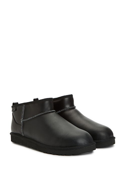 Classic Ultra Mini Siyah Erkek Deri Bot - Görsel 3