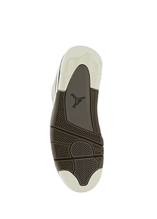 Air Jordan 4 RM Siyah Gri Erkek Deri Sneaker - Görsel 6