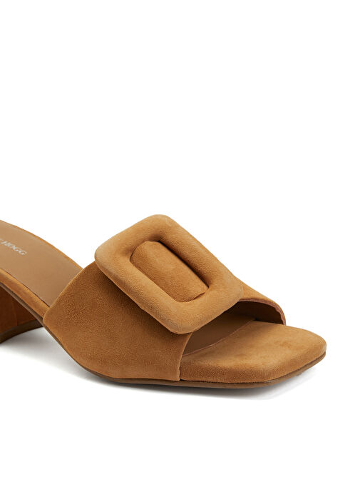 Camel Kadın Süet Terlik - Görsel 7