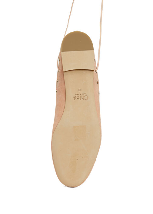 Ghilies Pudra Kadın Deri Sandalet - Görsel 6