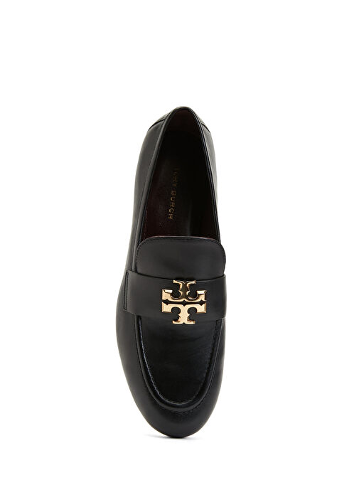 Siyah Kadın Deri Loafer - Görsel 5