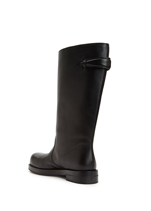 Siyah Kadın Deri Çizme - Görsel 4