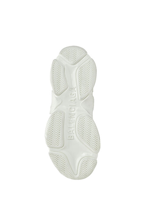 Triple S Beyaz Erkek Sneaker - Görsel 6