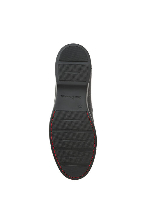 Siyah Erkek Deri Loafer - Görsel 6