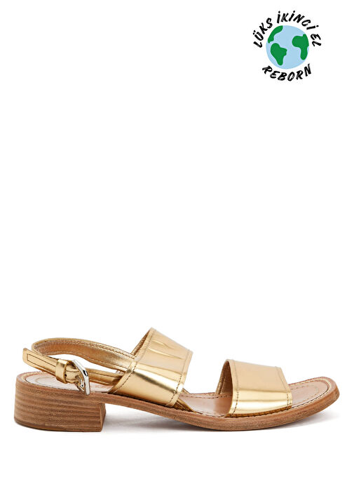 Beymen Reborn Gold Beymen Reborn Prada Kadın Sandalet