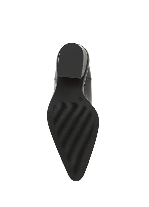 Siyah Kadın Deri Western Bot - Görsel 6