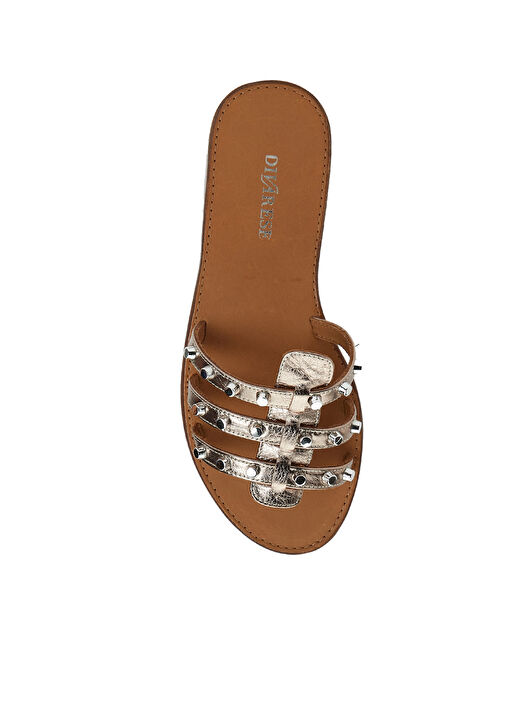 Platin Troklu Kadın Terlik - Görsel 5