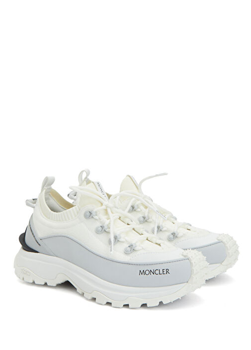 Beyaz Çorap Formlu Kadın Sneaker - Görsel 3