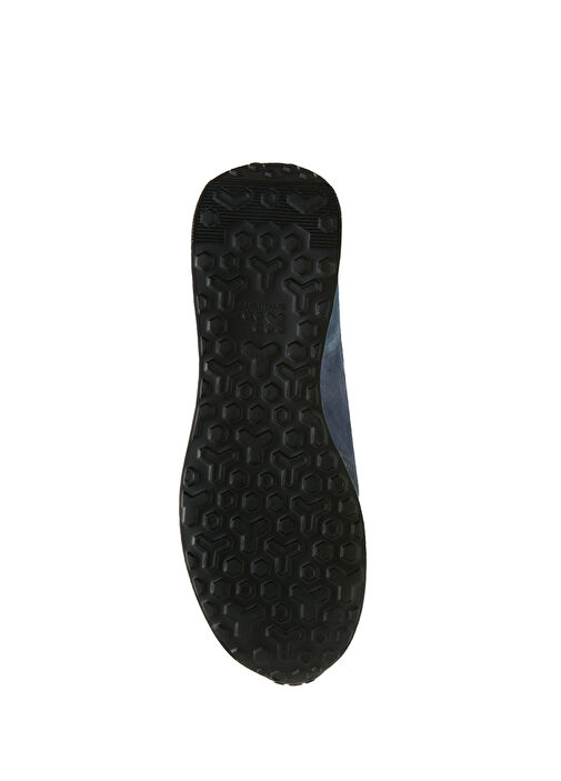 Mavi Beyaz Erkek Deri Sneaker - Görsel 6