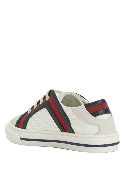 Beyaz Erkek Çocuk Deri Sneaker - Görsel 4