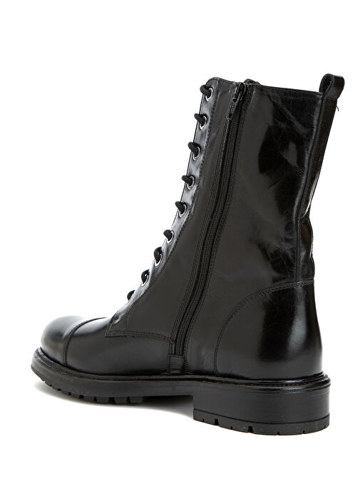 Siyah Kadın Deri Bot - Görsel 4