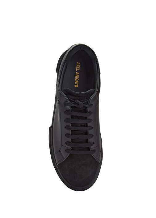 Siyah Erkek Deri Sneaker - Görsel 5