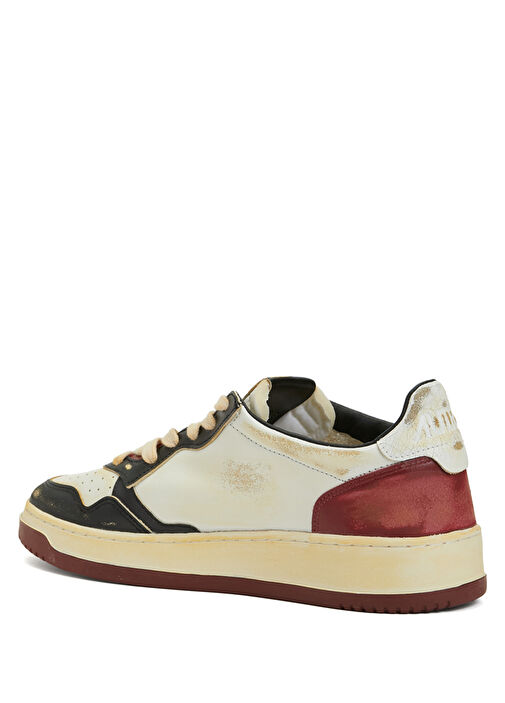 Çok Renkli Erkek Deri Sneaker - Görsel 4