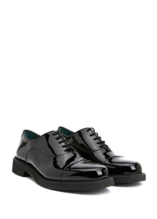 Siyah Erkek Deri Ayakkabı - Görsel 3