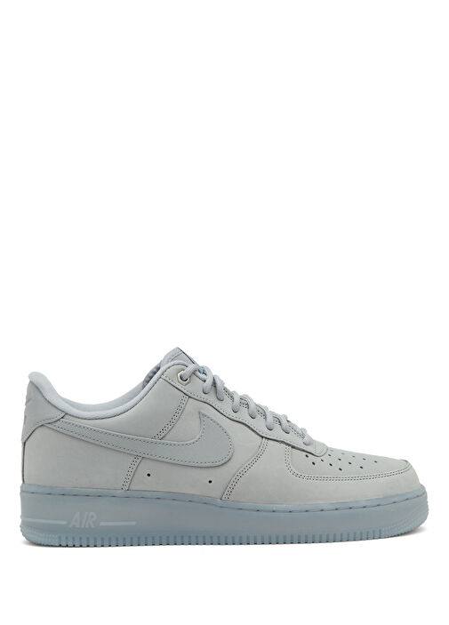 Air Force 1 '07 Gri Erkek Deri Sneaker - Görsel 2