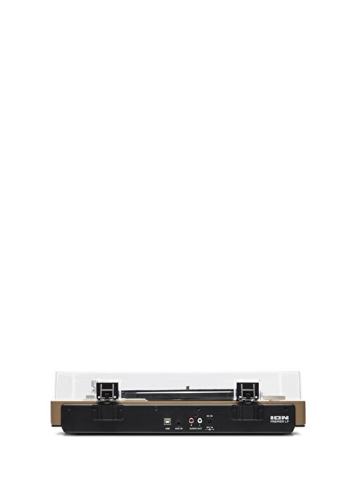 ION AUDIO Premier LP Wood Turntable with Bluetooth Speakers
