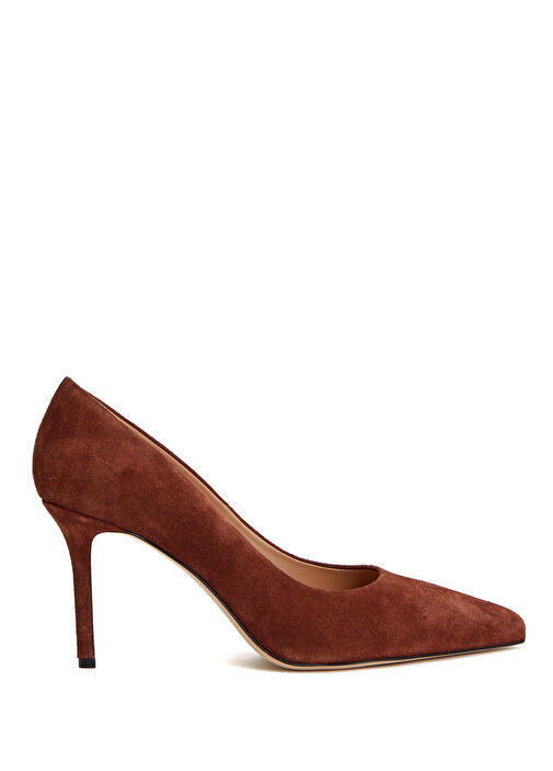 Beymen Club Beymen Club Bordo Kahverengi Süet Stiletto Beymen'de! Bordo - 2. görsel