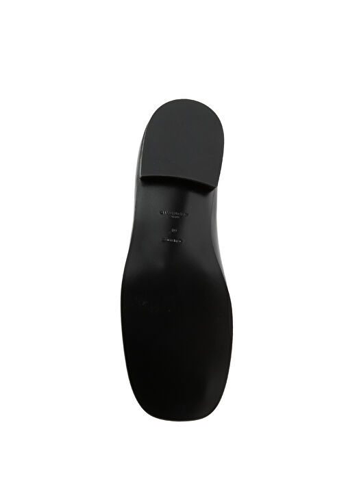 Tux Siyah Kadın Deri Loafer - Görsel 6