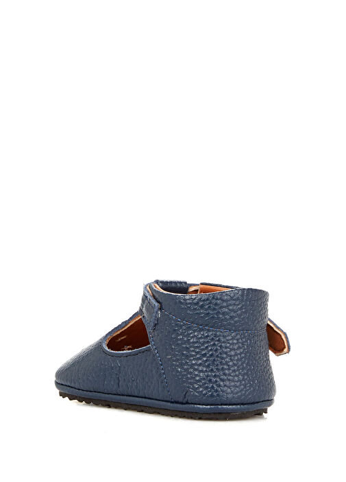 Lacivert Unisex Bebek Deri Ayakkabı - Görsel 3