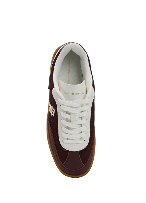 Tommy Hilfiger Tommy Hilfiger Çok Renkli Bordo Heritage Çok Renkli Kadın Deri Sneaker | Beymen Çok Renkli Bordo - 5. görsel