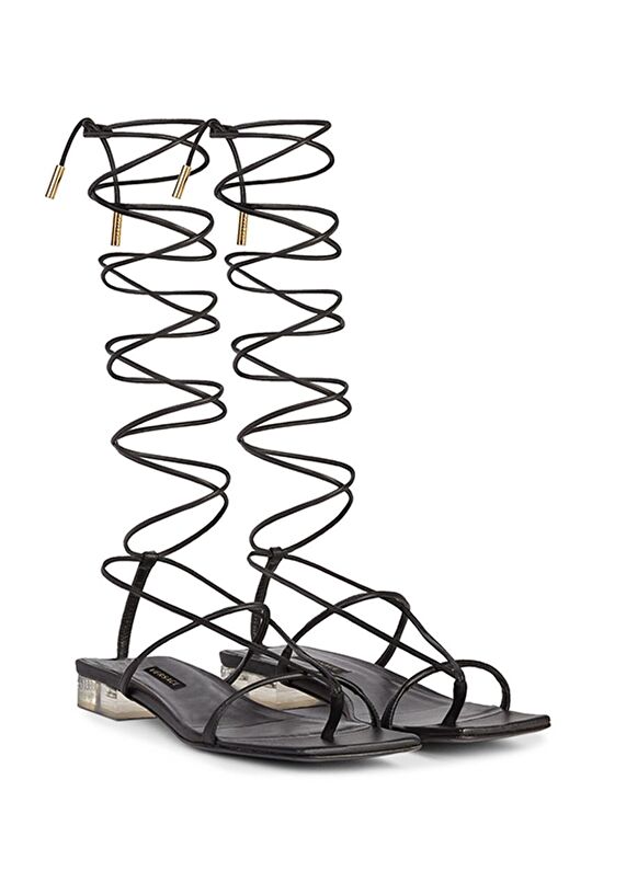 versace antheia leaf heels