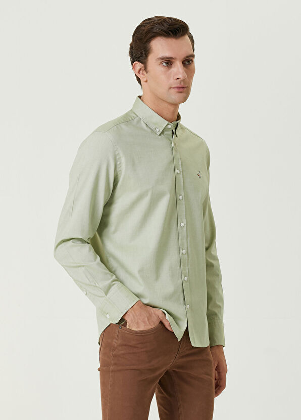 Beymen Club Comfort Fit Çağla Oxford Gömlek - 4