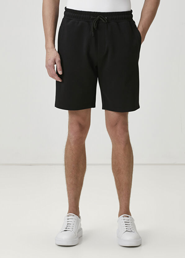 Beymen Club Black Jersey Shorts - 2