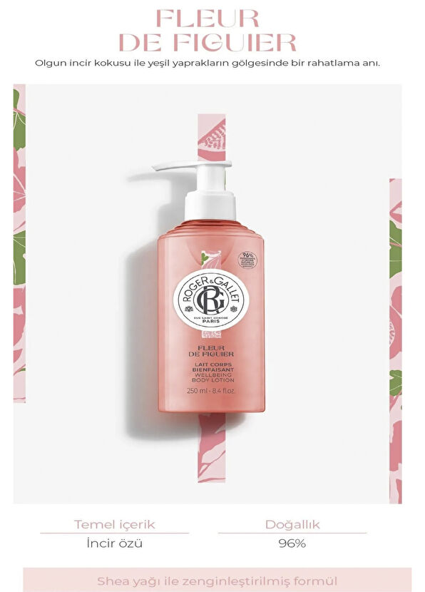 Roger&Gallet Fleur de Figuier Shea ve İncir Özlü Nemlendirici Vücut Losyonu 250 ml - 2