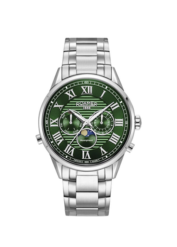 Roamer 513821-41-75-50 Gri Çelik Erkek Kol Saati - 1